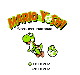 Mario & Yoshi Title Screen